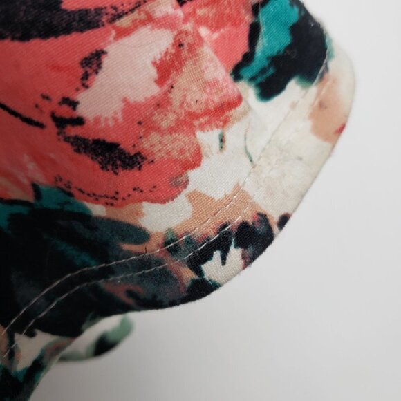 Jessakae Classic Rose Maxi Dress Modest Pockets Ivory Pink Floral Size Small - Picture 8 of 10